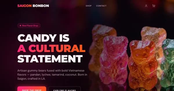 Saigon Bonbon — a store built with Rovela